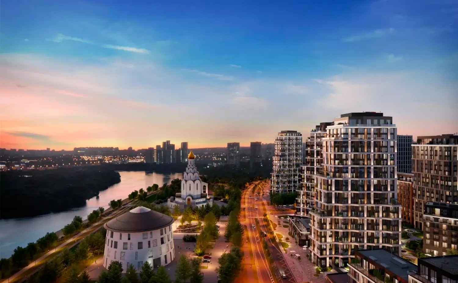 Клубный город на реке Примавера, рендер 7