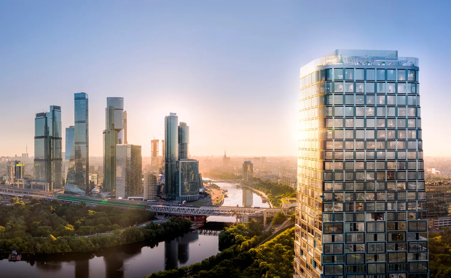 Ривер Парк Кутузовский, рендер 5