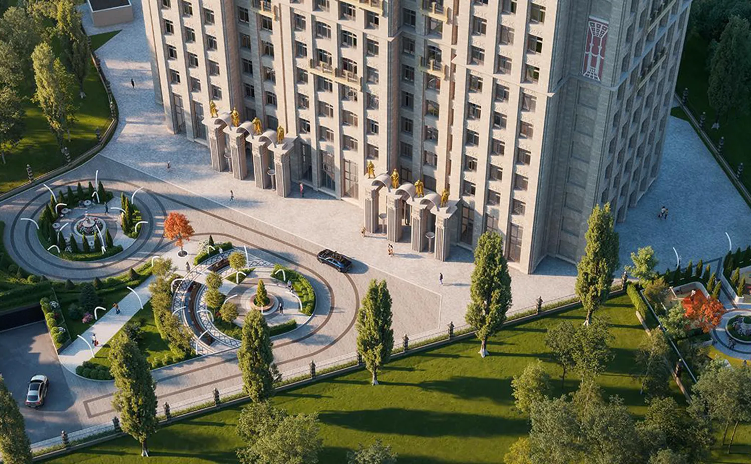 Высотка на Жукова, рендер 3
