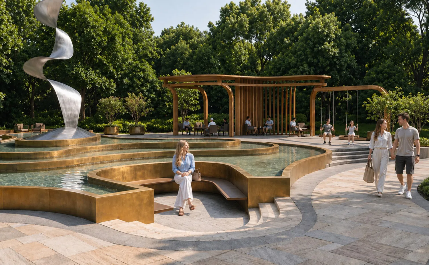 Золотые крылья, рендер 7