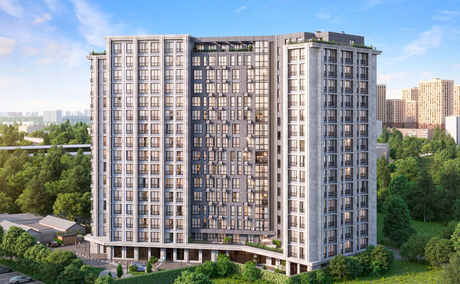 Дом на Зорге, рендер 4